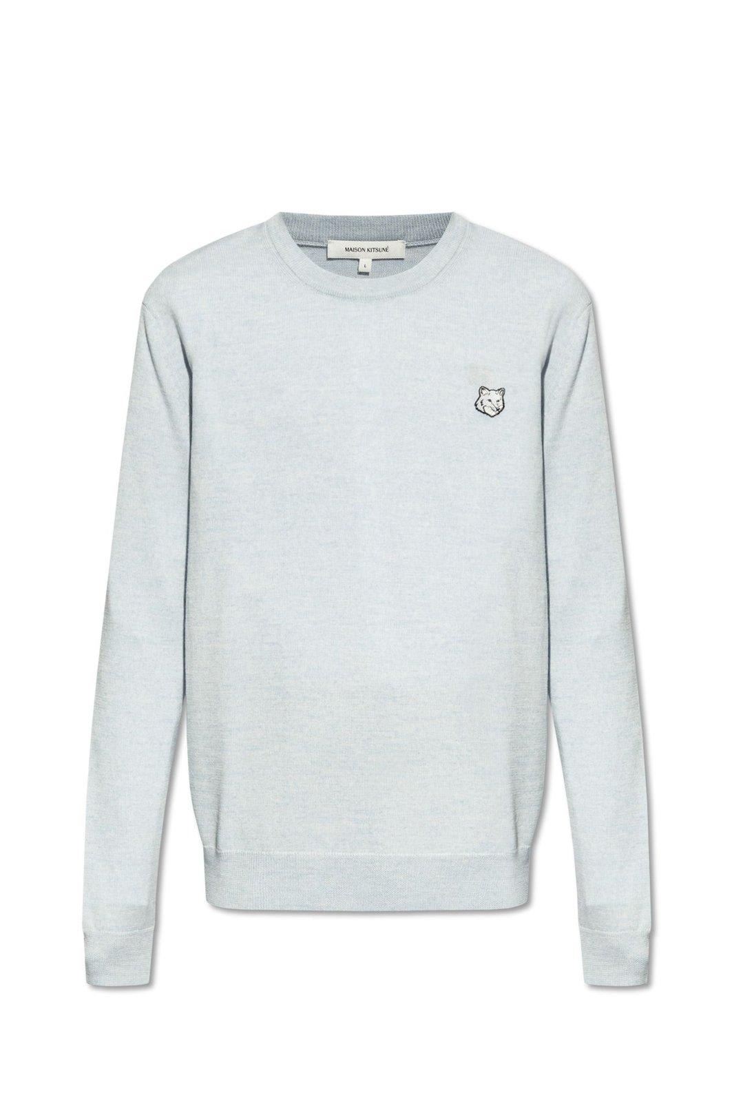 Maison Kitsuné Bold Fox Head Patch Knitted Jumper
