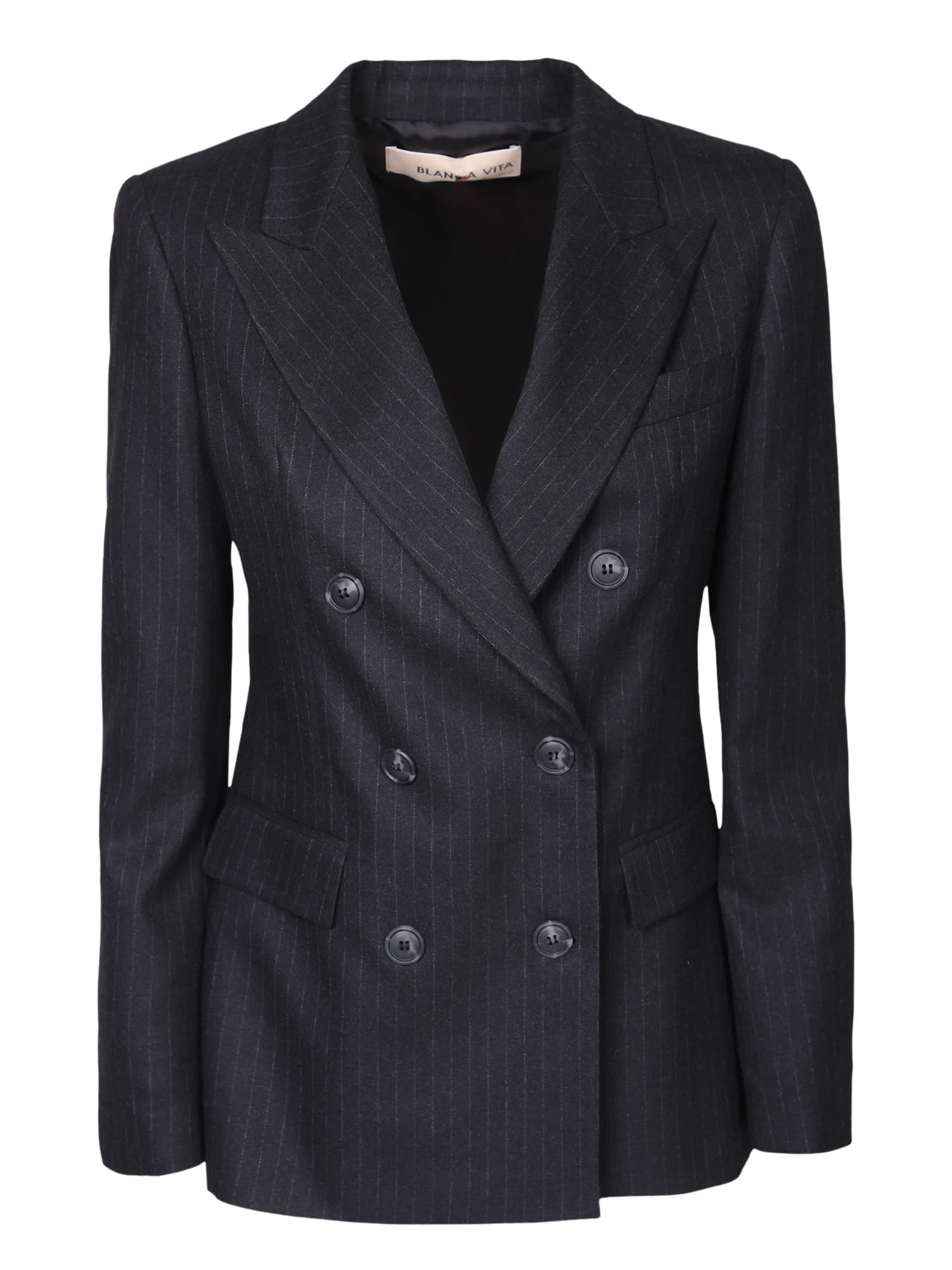 Blanca Vita Godezia Pinstripe Blazer