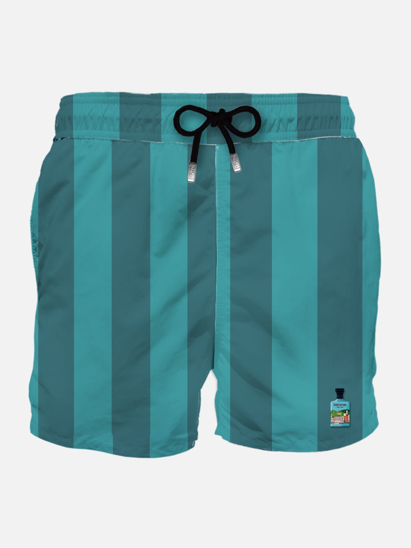 MC2 Saint Barth Man Classic Swim Shorts With Portofino Gin Patch Portofino Dry Gin Special Edition