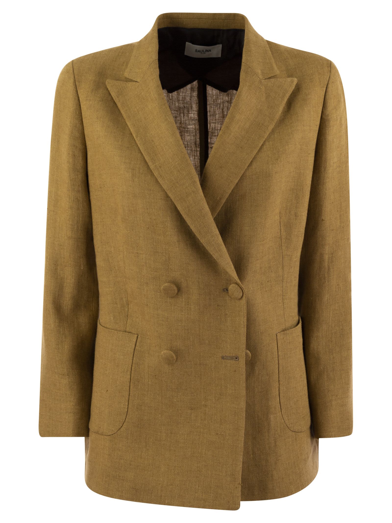 Saulina Milano Assunta - Double-breasted Linen Jacket