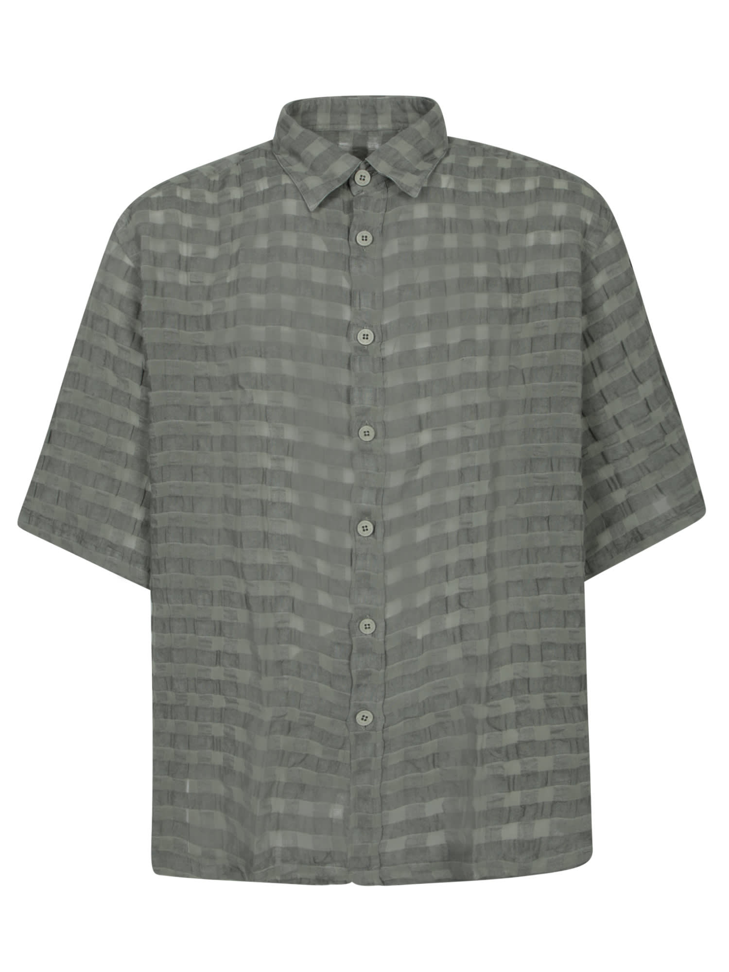 costumein Light Grey Linen Shirt