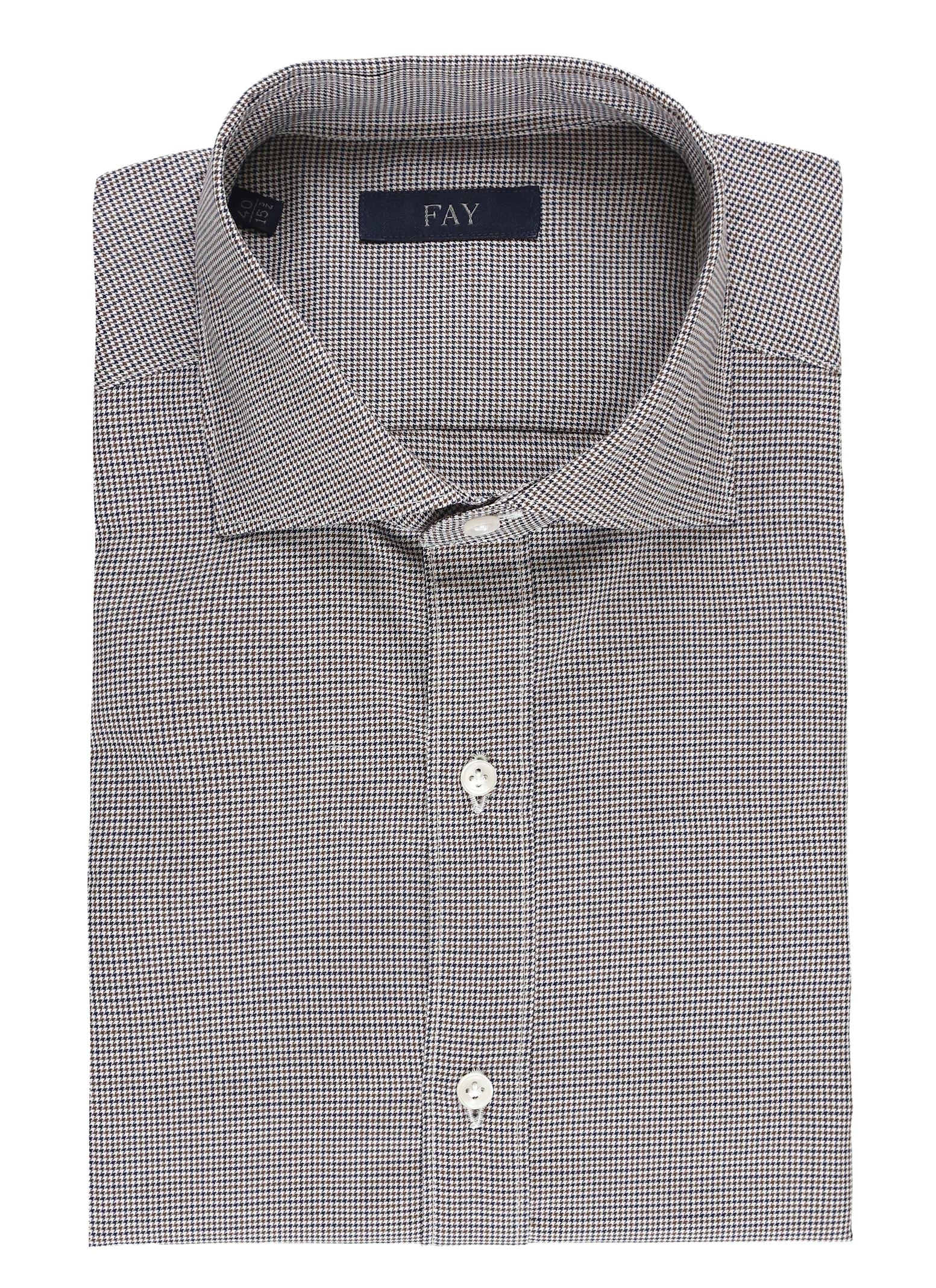 Fay Pied De Poule Shirt