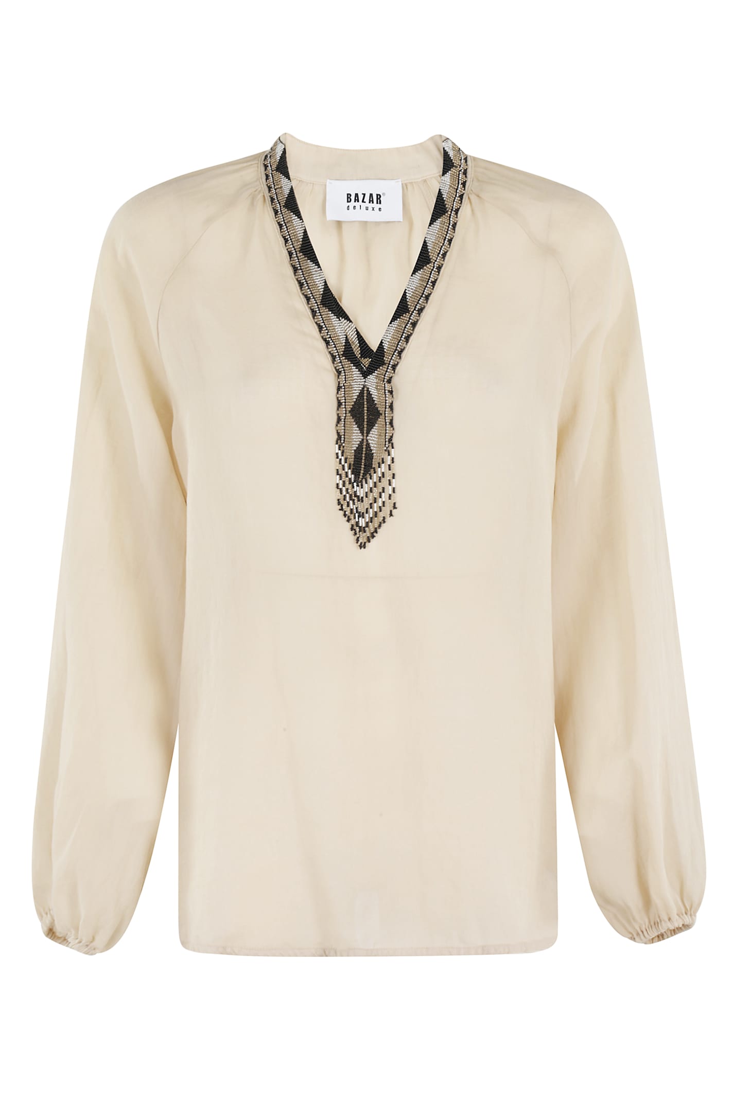 Bazar Deluxe Blusa Nodo Manica Lunga