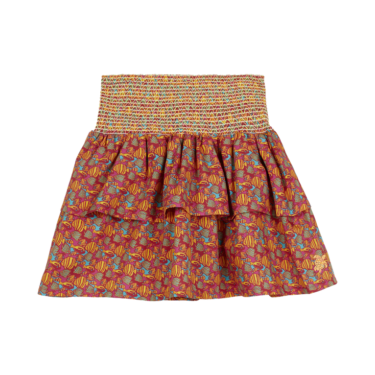 Vilebrequin Girls Elastic Waist Skirt Fish Vibes - Gallina - Pink - Size 12