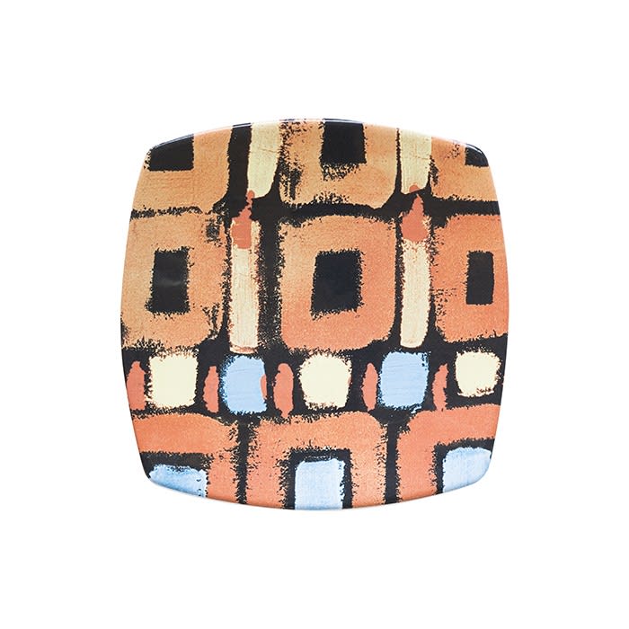 Le Botteghe su Gologone Plates Square Ceramic Colores 20,5x20,5 Cm