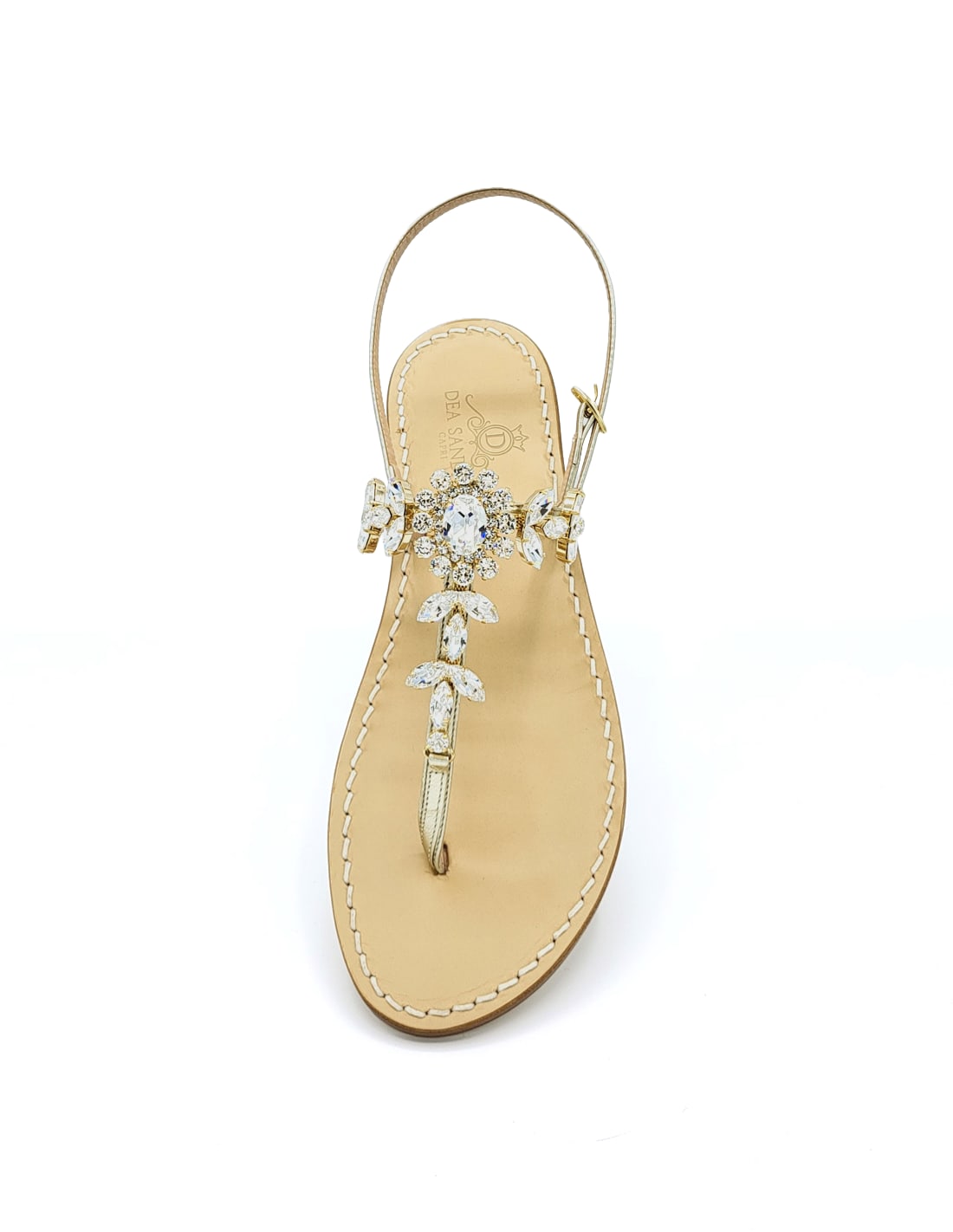 Dea Sandals Marina Grande Big Crystal Jewel Sandals
