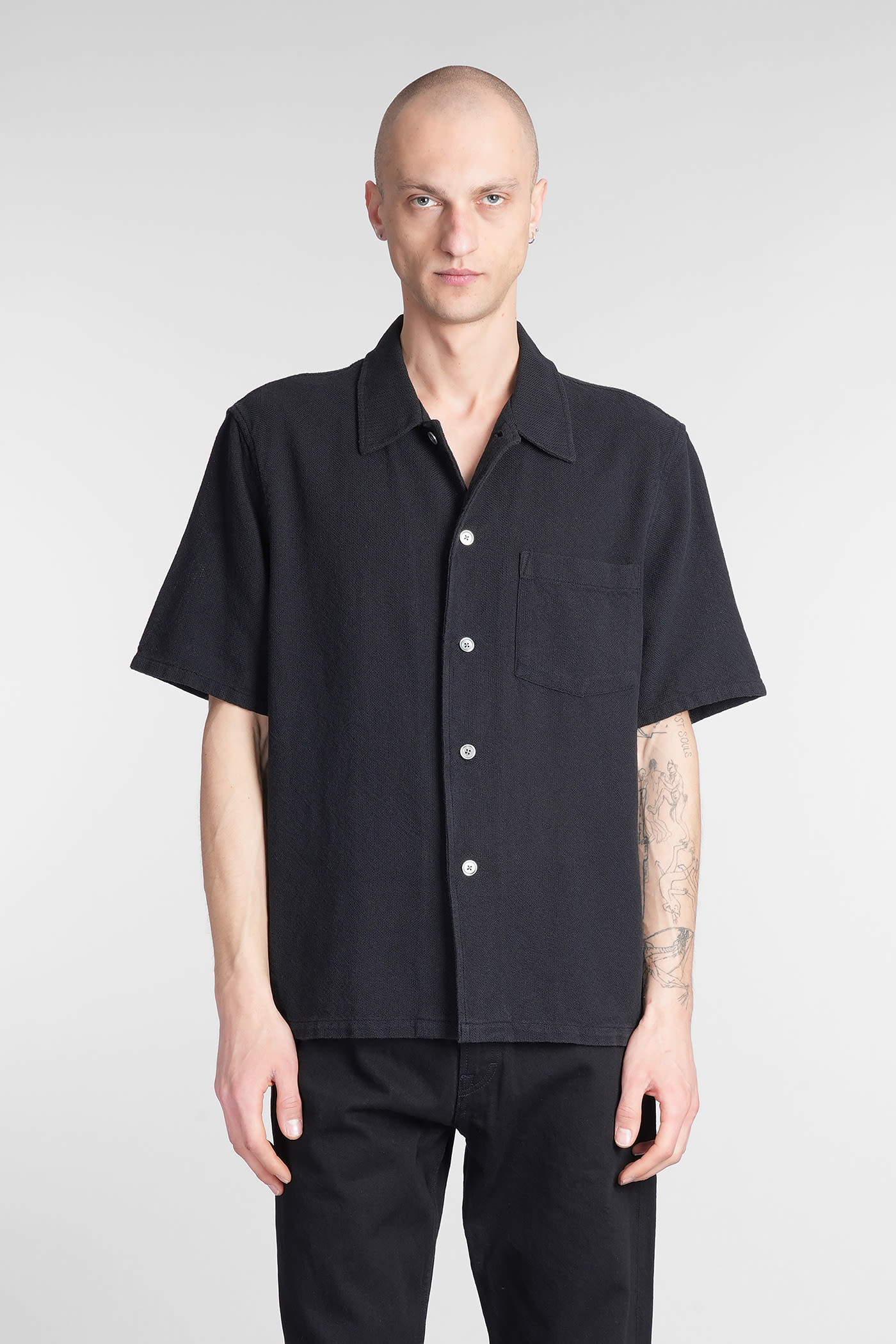 Our Legacy Shirt In Black Cotton