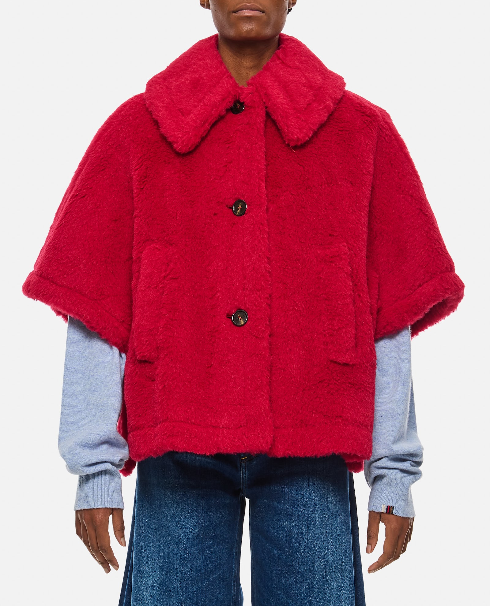 Max Mara Tenebre Teddy Cape