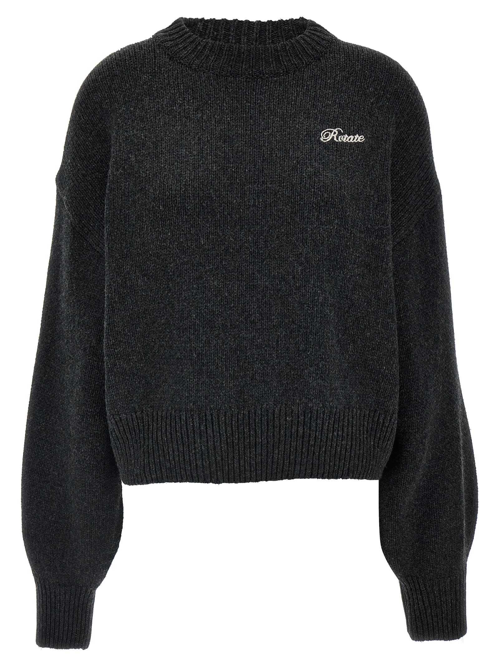 Rotate by Birger Christensen Knit Crewneck Sweater