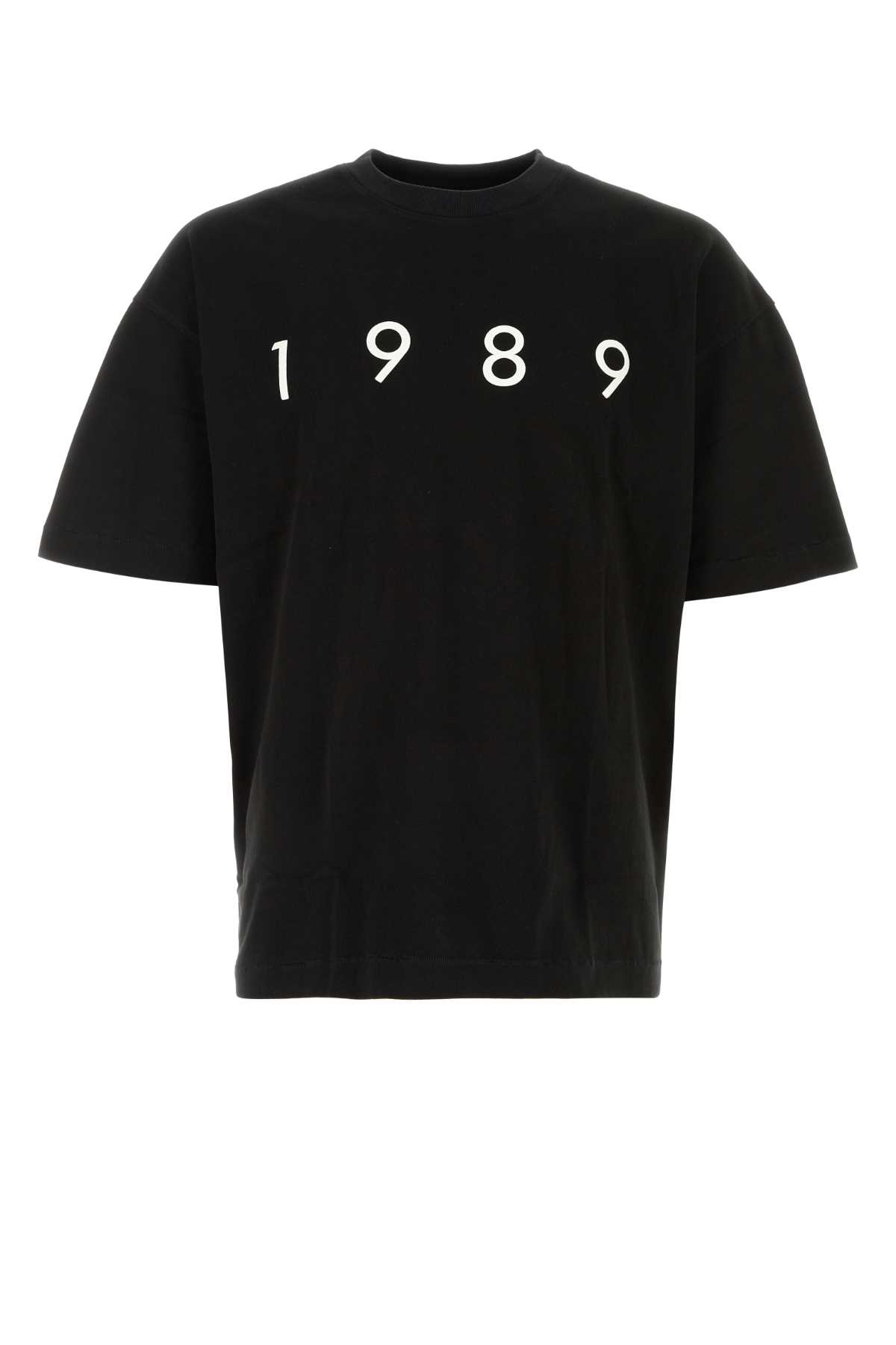 1989 Studio Black Cotton Oversize T-shirt