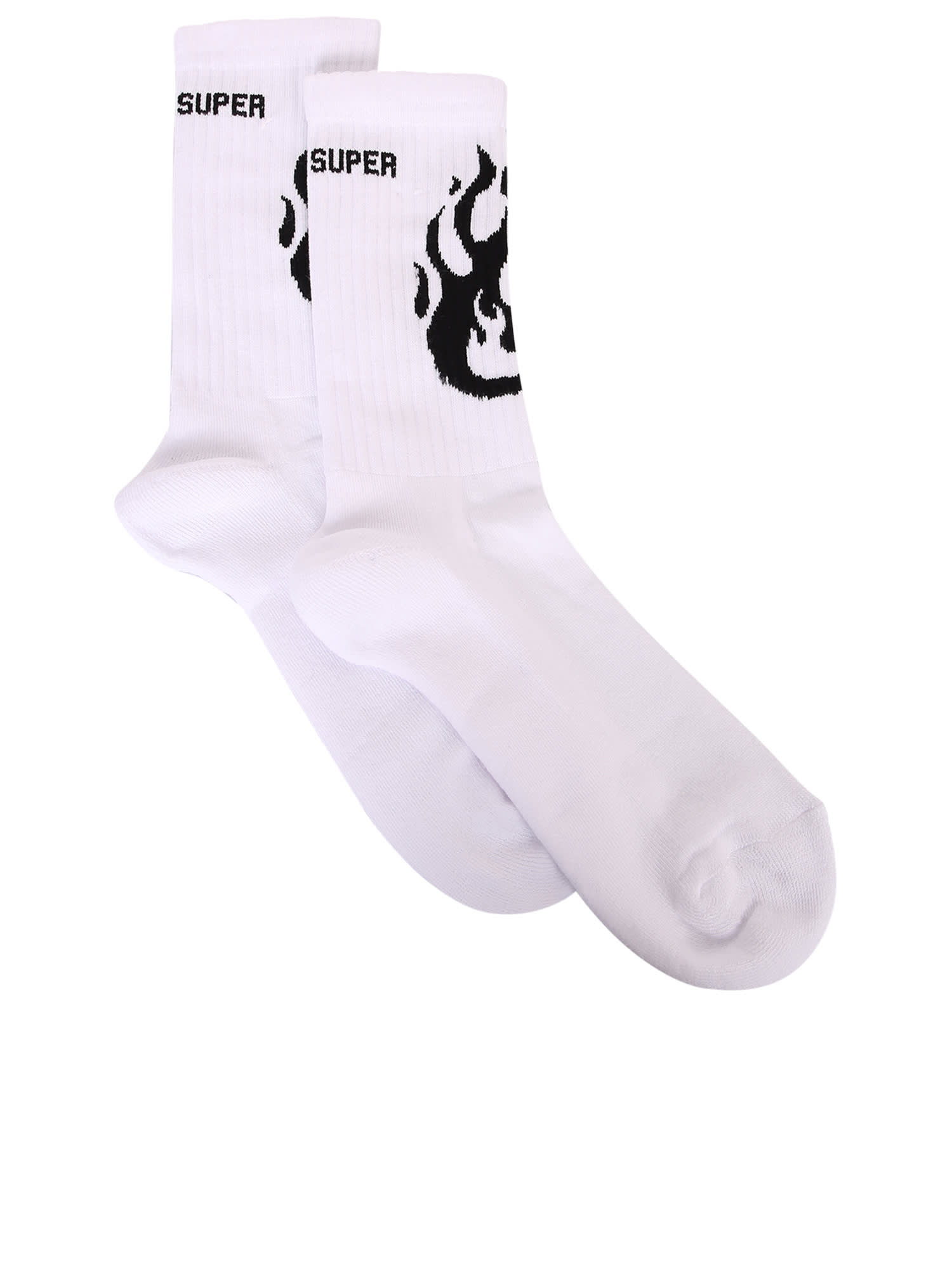 Vision of Super Flame-print Socks
