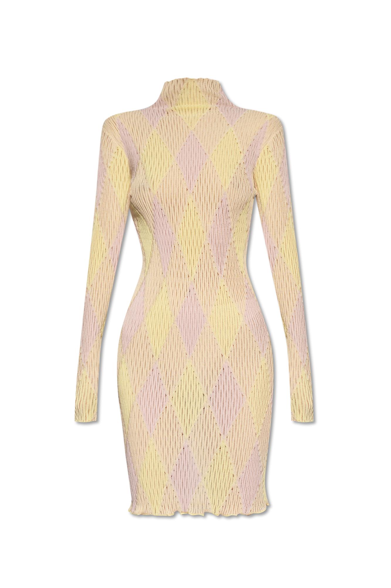 Burberry Dress With Standing Collar