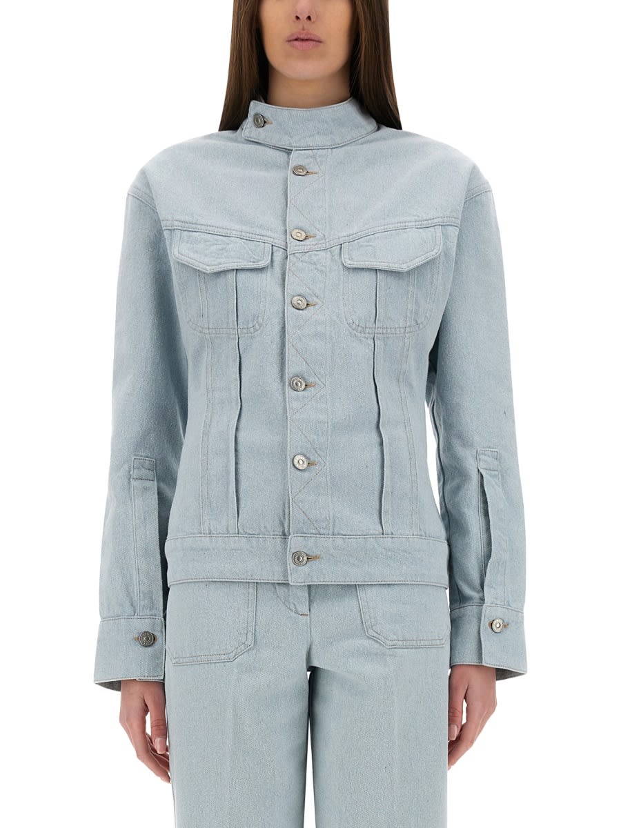 Victoria Beckham sculptural Denim Jacket