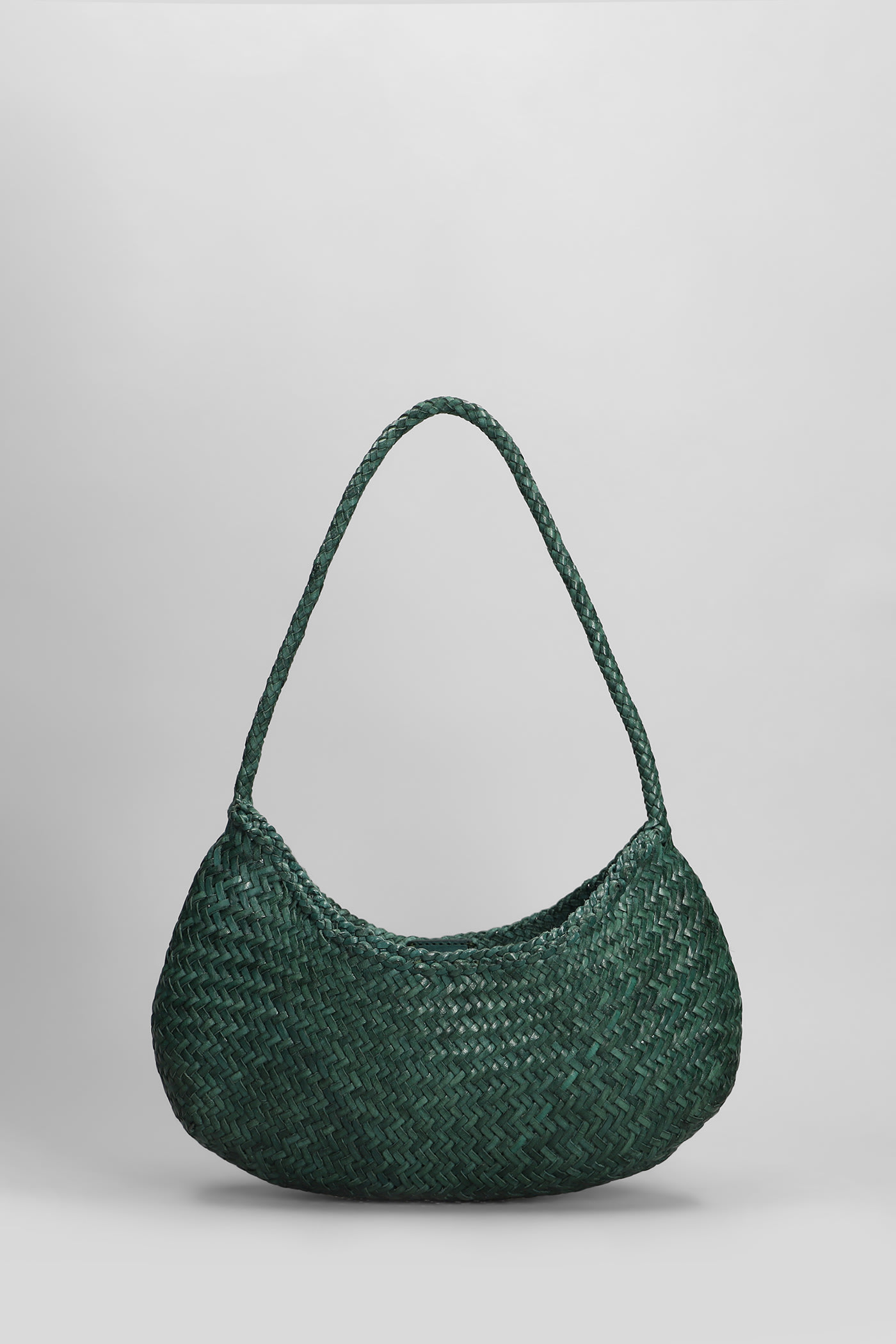 Dragon Diffusion Nova Luna Hand Bag In Green Leather