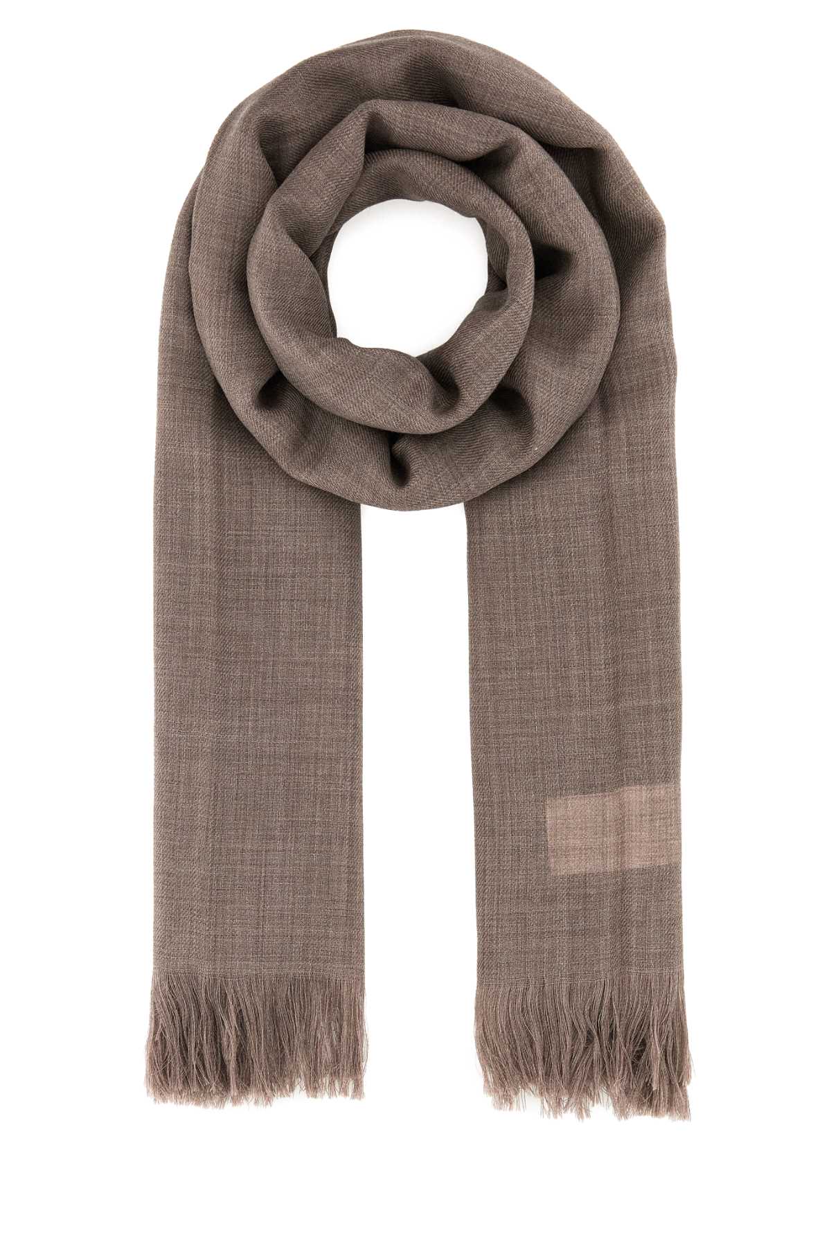 Weekend Max Mara Mud Wool Ken Scarf