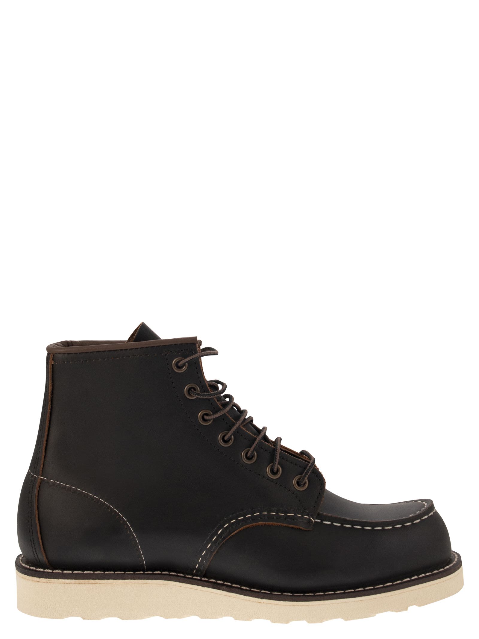 Red Wing 经典莫卡辛带鞋带皮靴