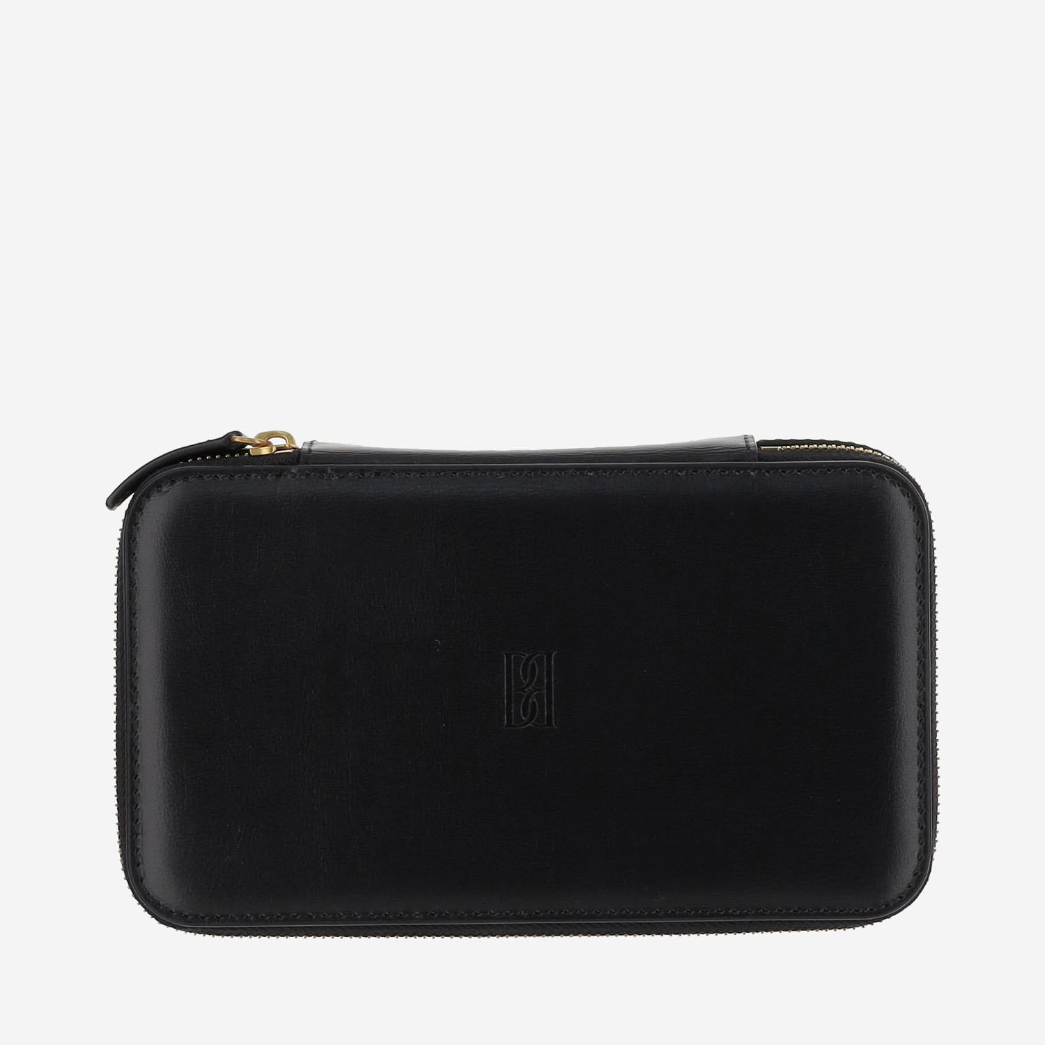 By Malene Birger Leather Blend Beauty Case Bag With Logo