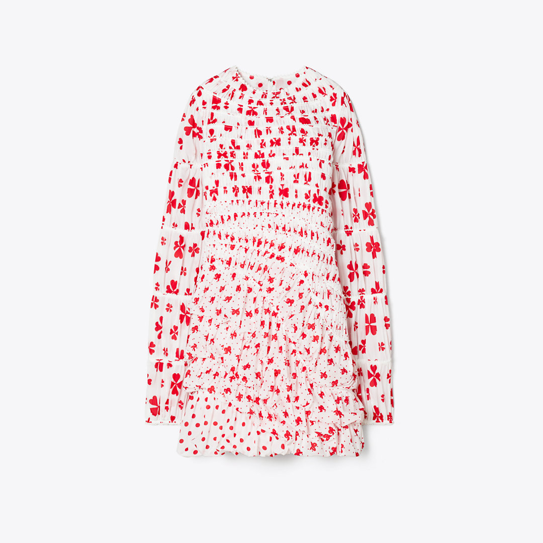Tory Burch Taffeta Shower Cap Dress