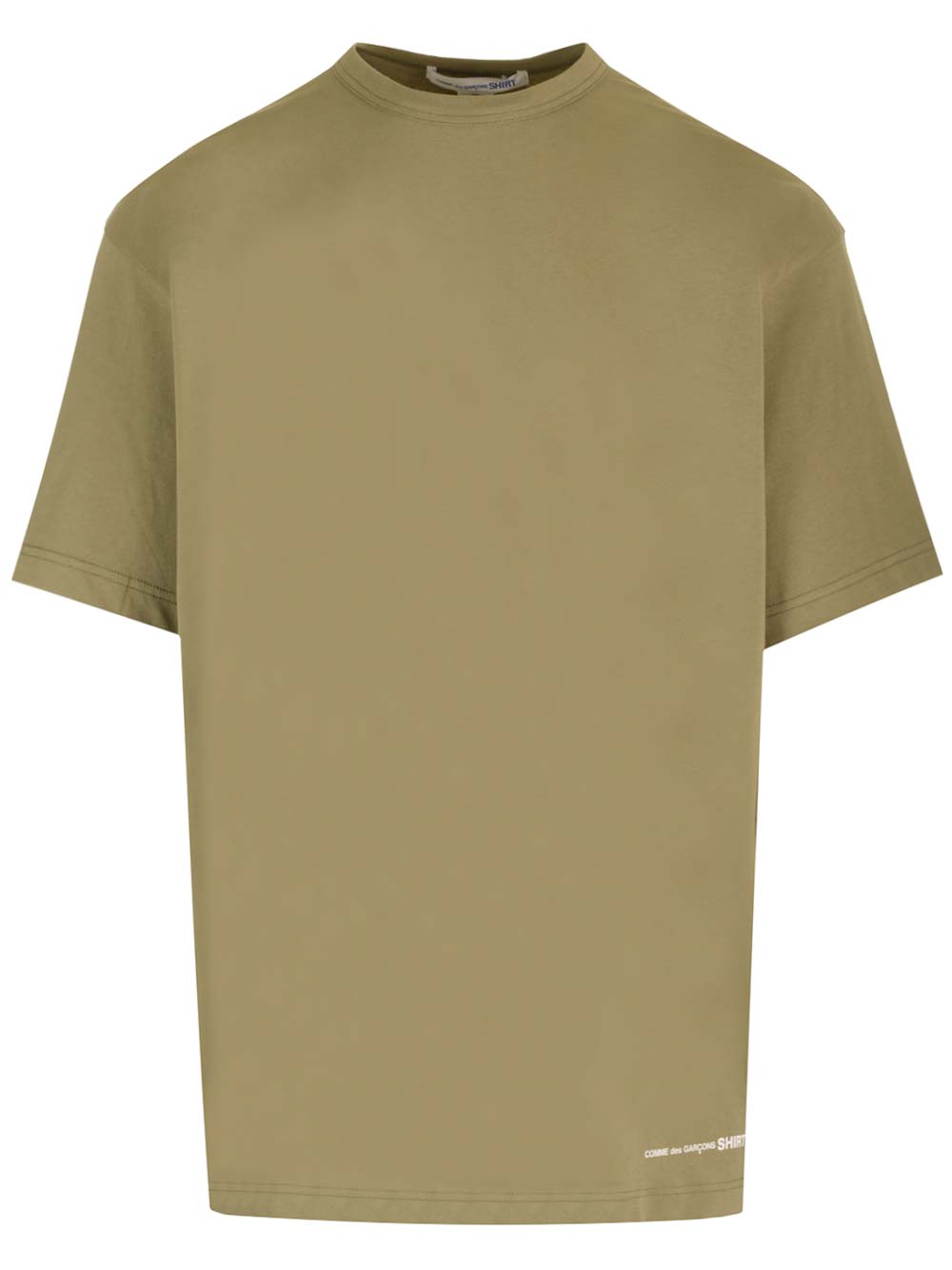 Comme des Garçons Shirt Khaki Green Over T-shirt
