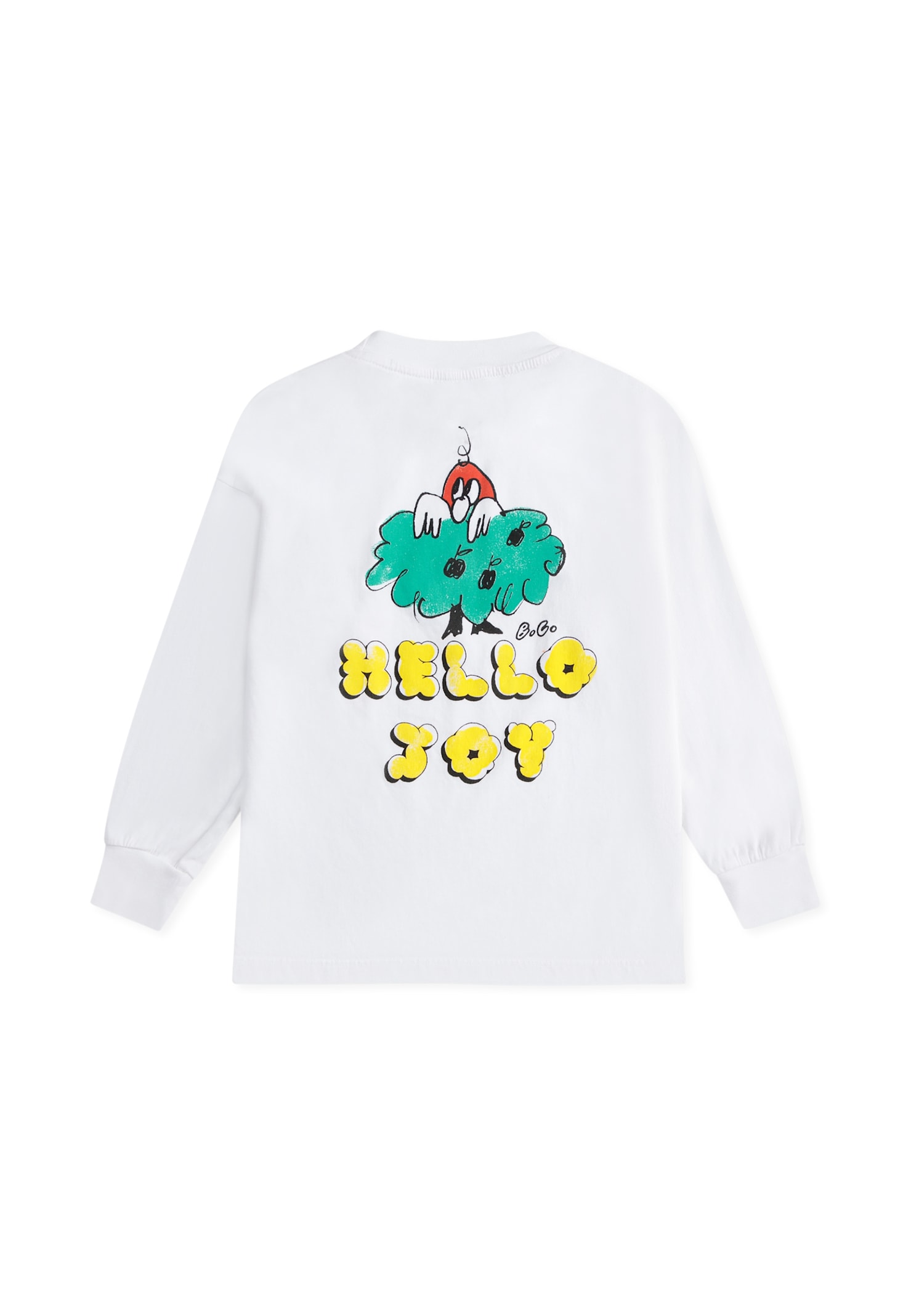 Bobo Choses White T-shirt For Kids With Writing