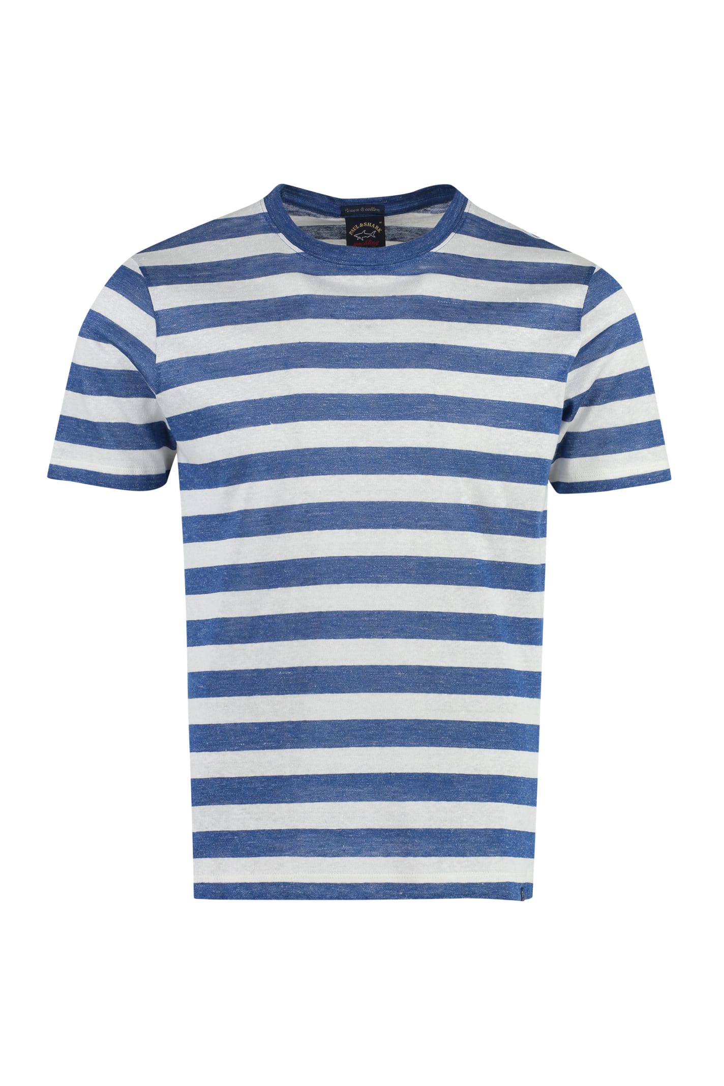 Paul & Shark Linen-cotton Blend T-shirt