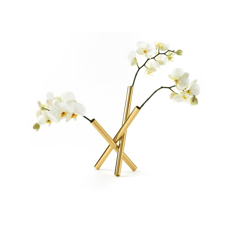Ghidini 1961 Sticks - Flowers Pot Polished Brass