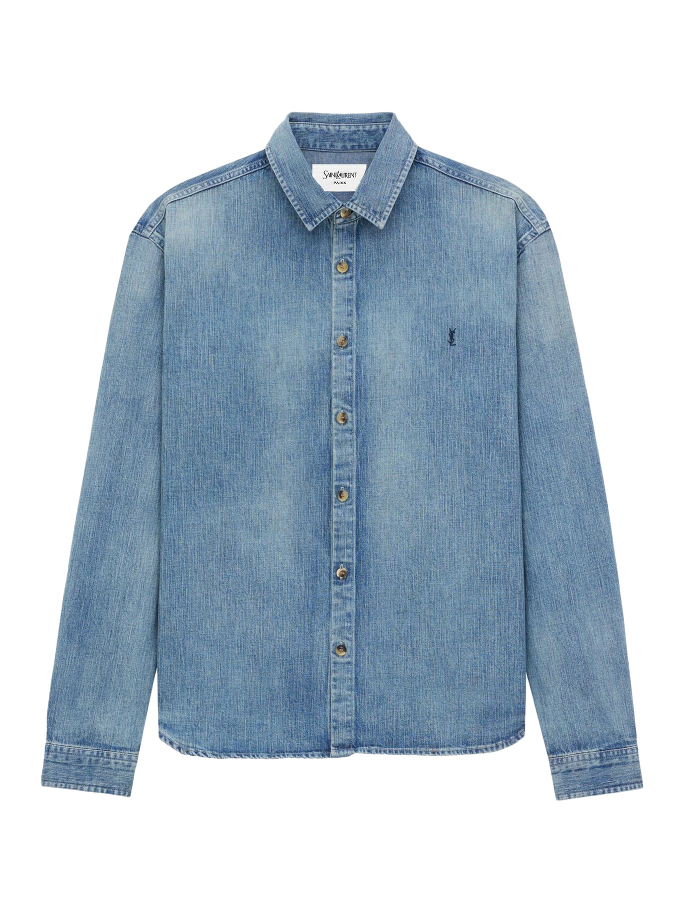 CASSANDRE DENIM SHIRT DAY BLUE - Saint Laurent - Man