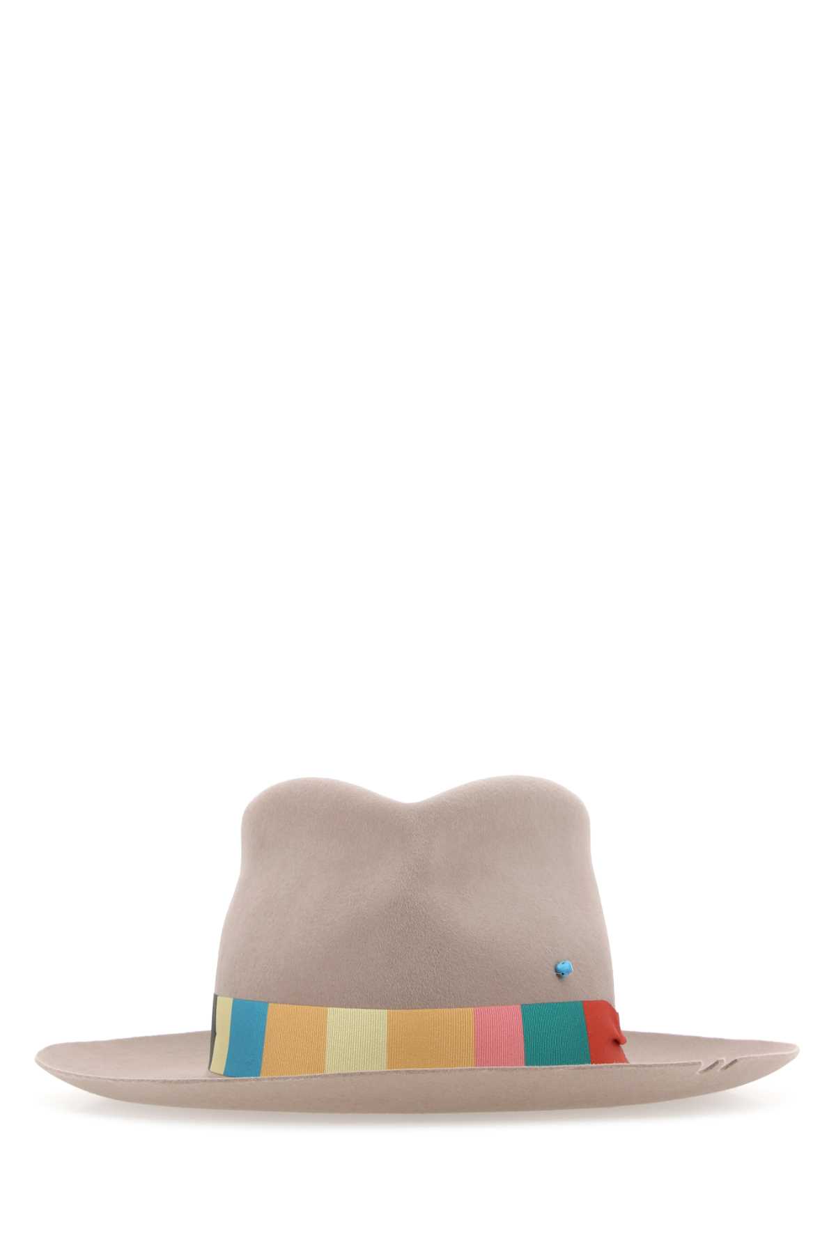 Super Duper Hats Dove Grey Felt Bouganville Hat