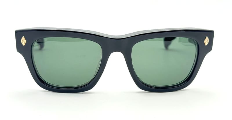 Chrome Hearts Dick Fitzener - Black / 18k Gold Plated Sunglasses