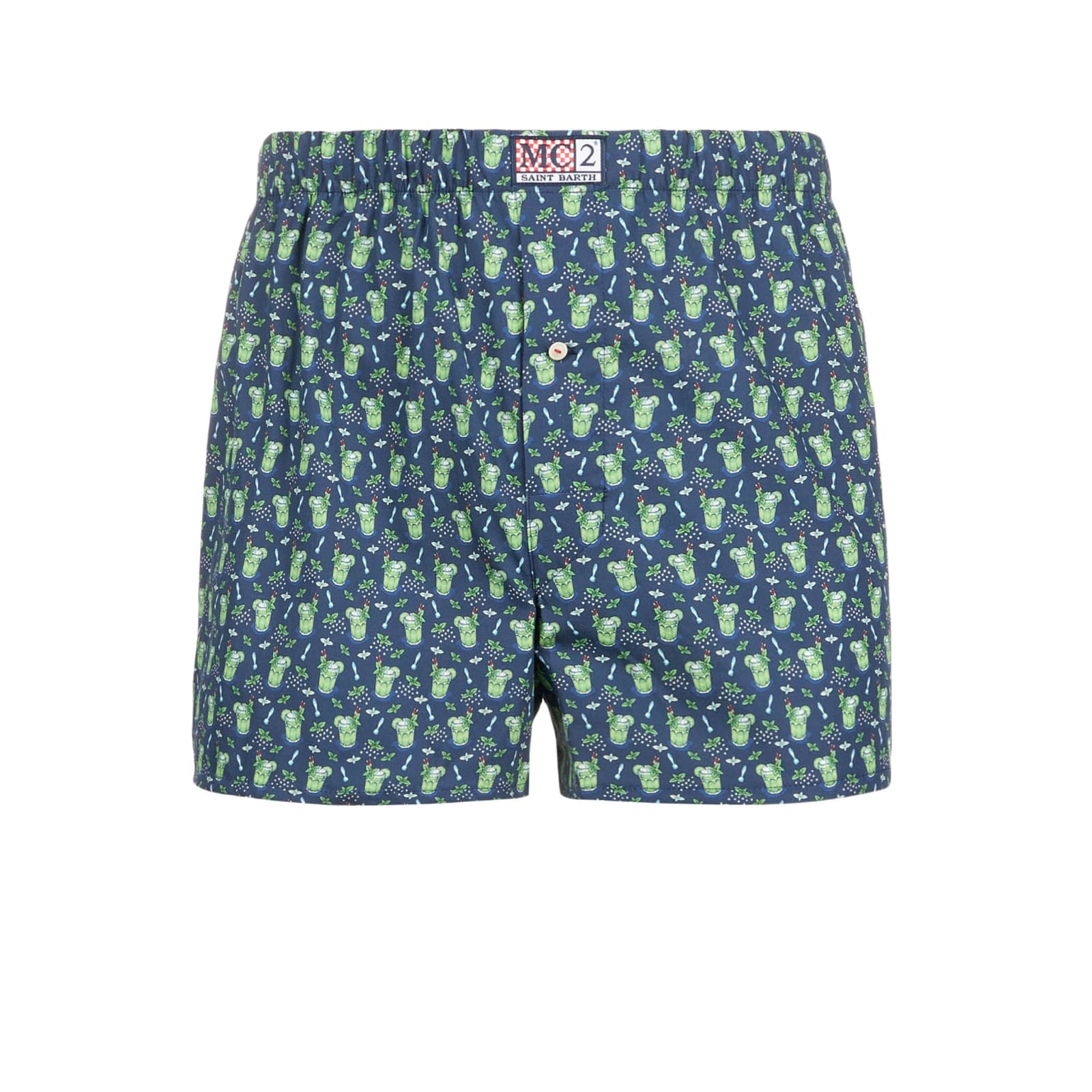 MC2 Saint Barth Man Underwear Boxer Mojito Print