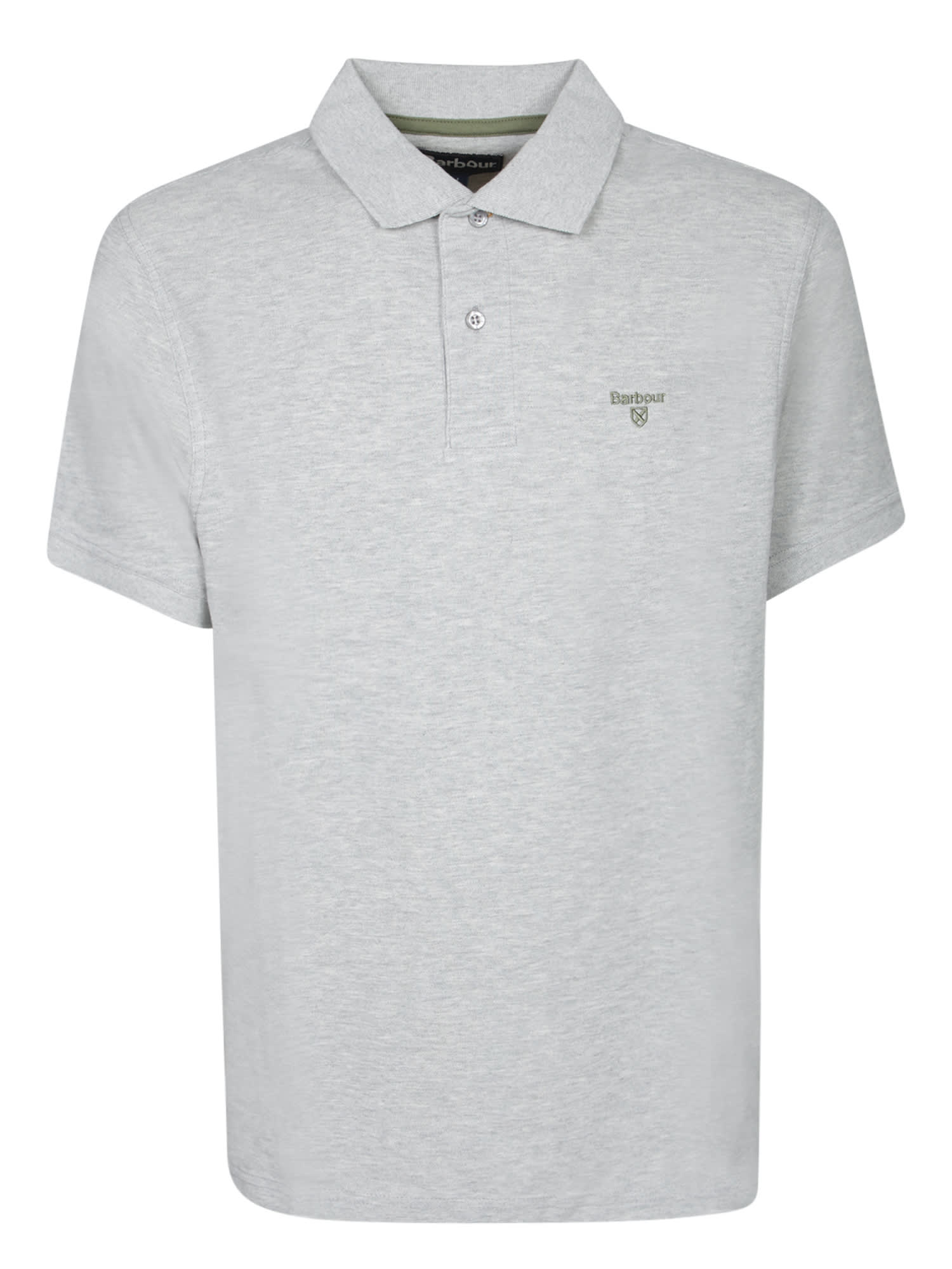 Barbour Light Grey Piquã Polo Shirt