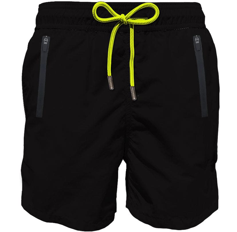MC2 Saint Barth Light Fabric Swim Shorts With Zipped Pockets
