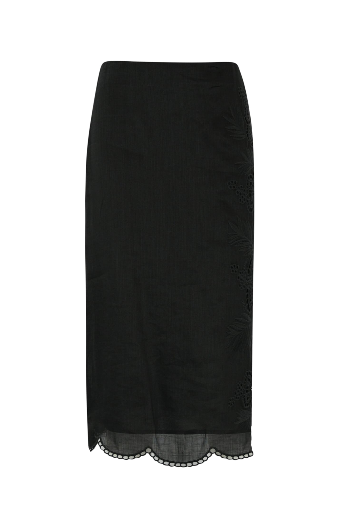 Max Mara Studio Fify 苎麻半身裙
