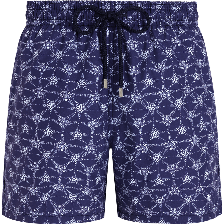 Vilebrequin Men Swim Shorts Mini Stars - Moorea - Blue - Size XXL