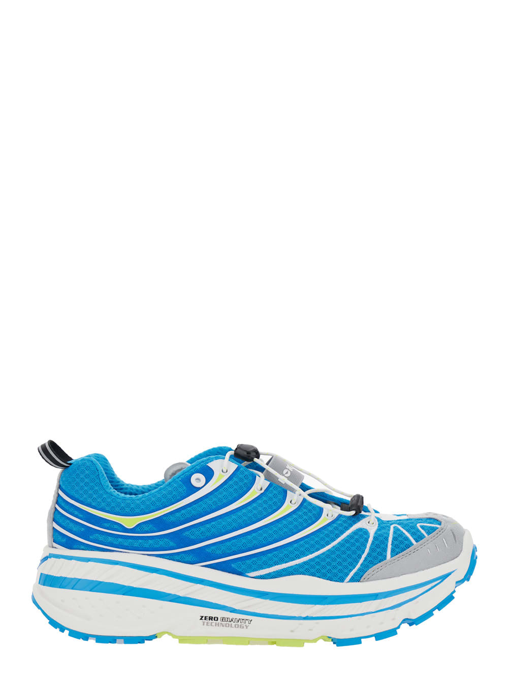 Hoka stinson Evo Og Blue Sneakers With Insert Design And Drawstring Closure In Synthetic Fiber Unisex