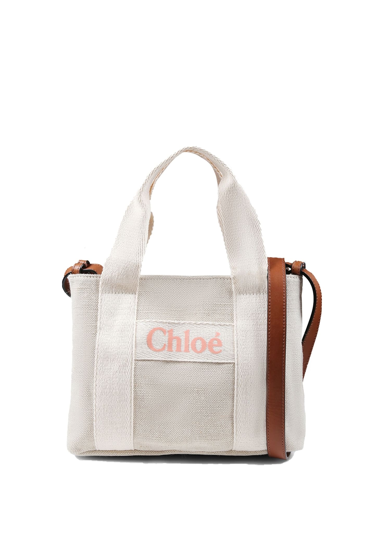 Chloé Beige Bag For Girl With Logo