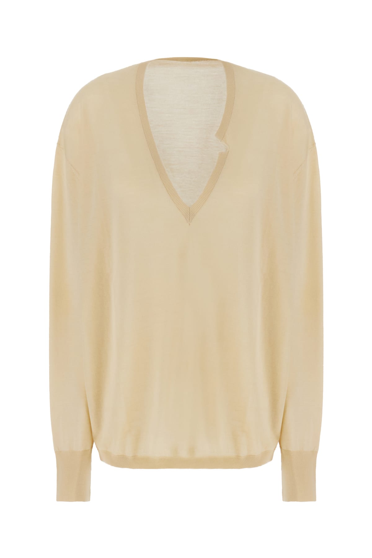 Quira Sand Wool Oversize Sweater