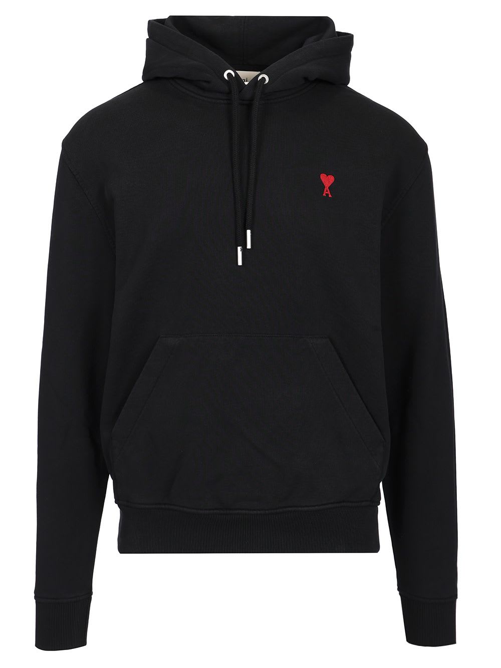 Ami Alexandre Mattiussi Ami De Coeur Hoodie Black