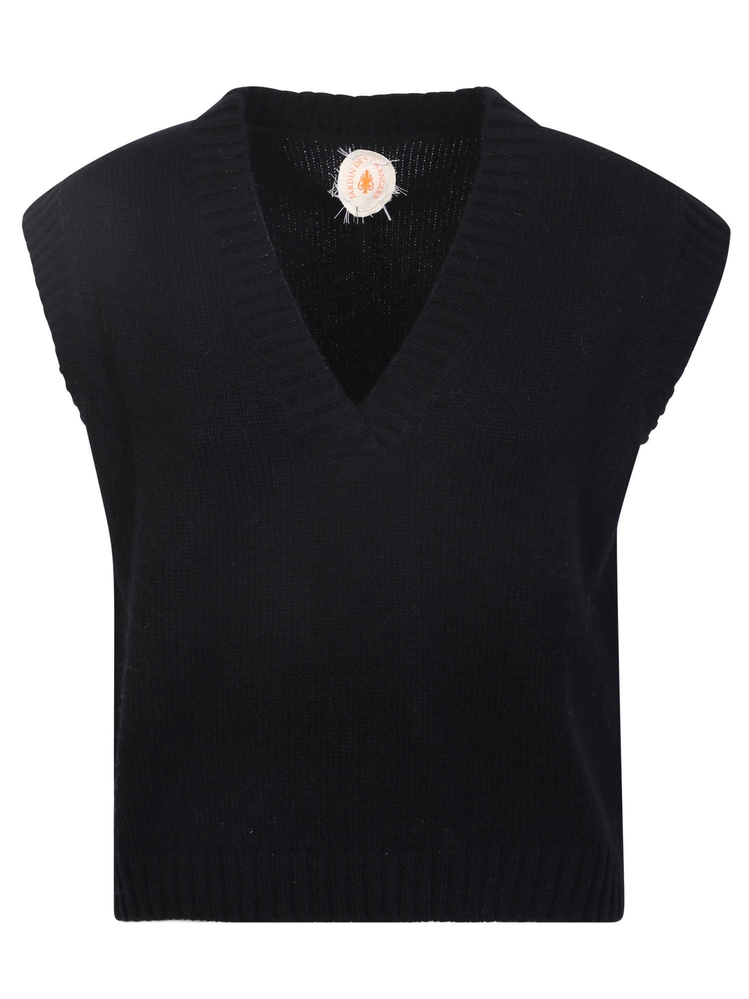 Jardin des Orangers Black Cashmere Vest