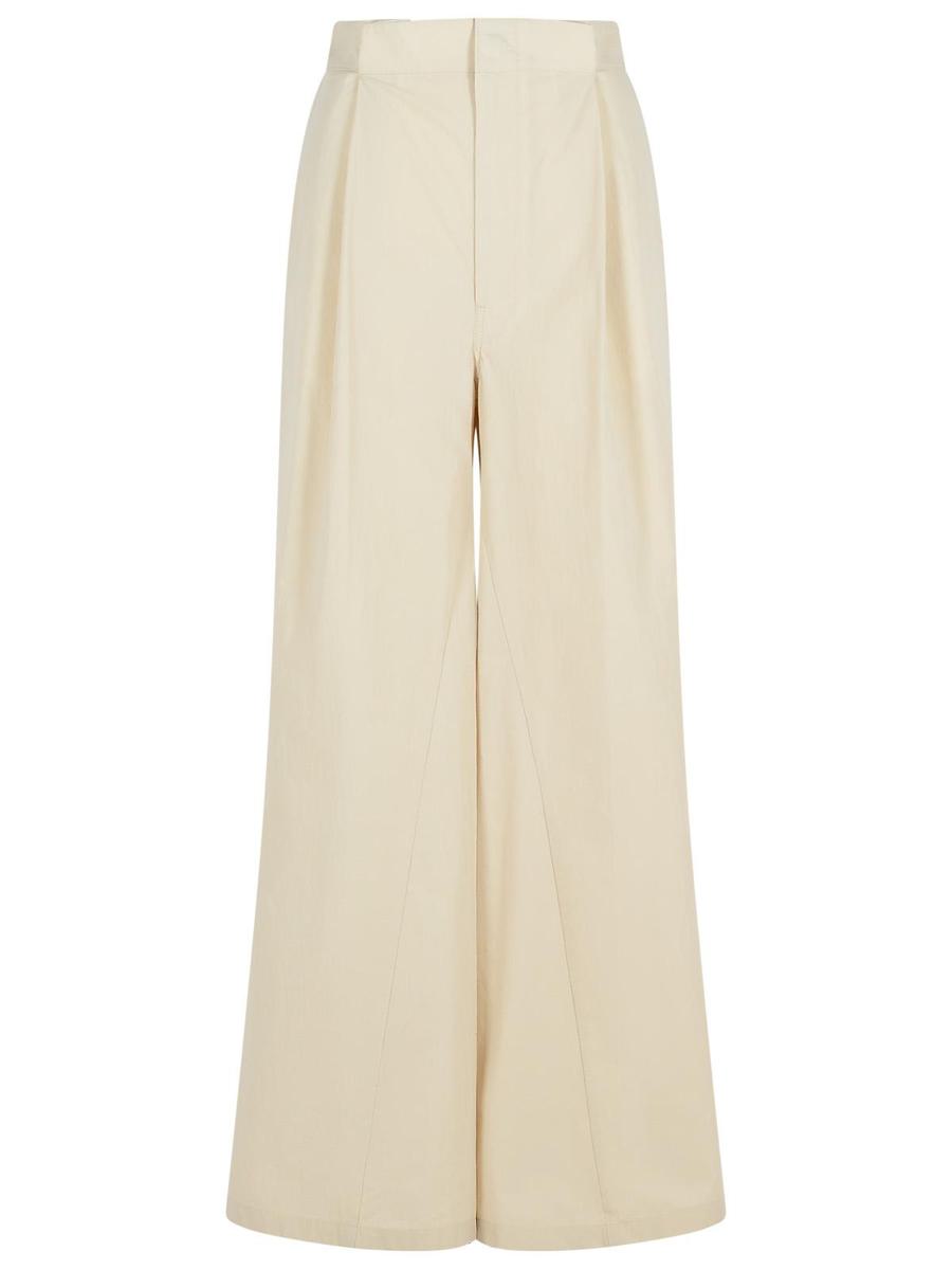 Maison Margiela 'Over' Ivory Cotton Blend Pants