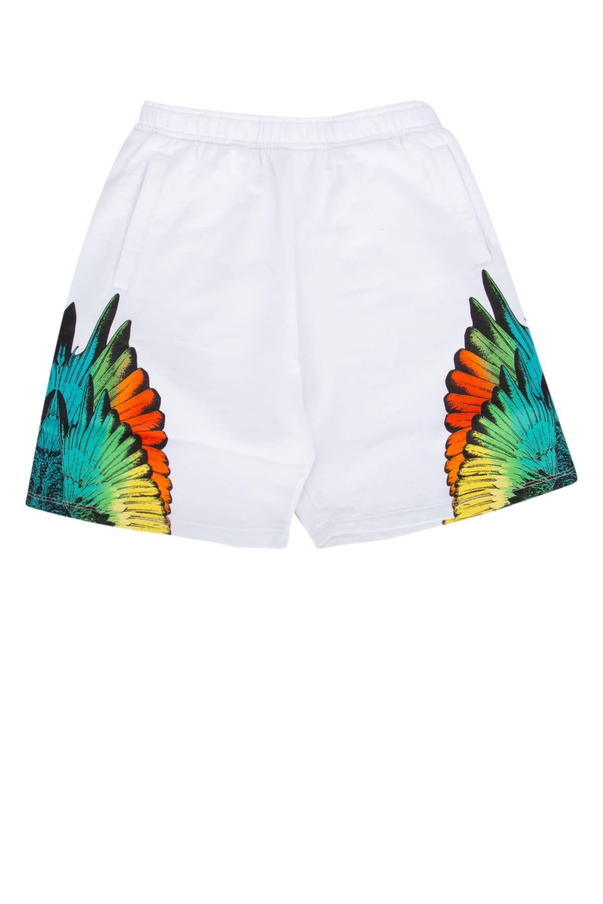 Marcelo Burlon Icon Wings Relax Sweatshorts White Multi