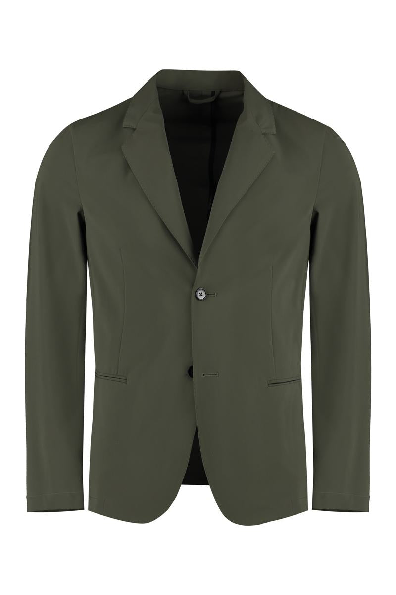 The (Alphabet) The (Jacket) - Single-Breasted Two-Button Jacket