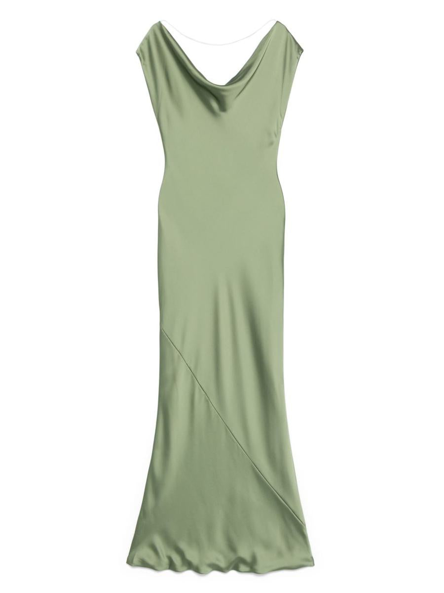 Norma Kamali Cap Sleeve Maria Gown Dress