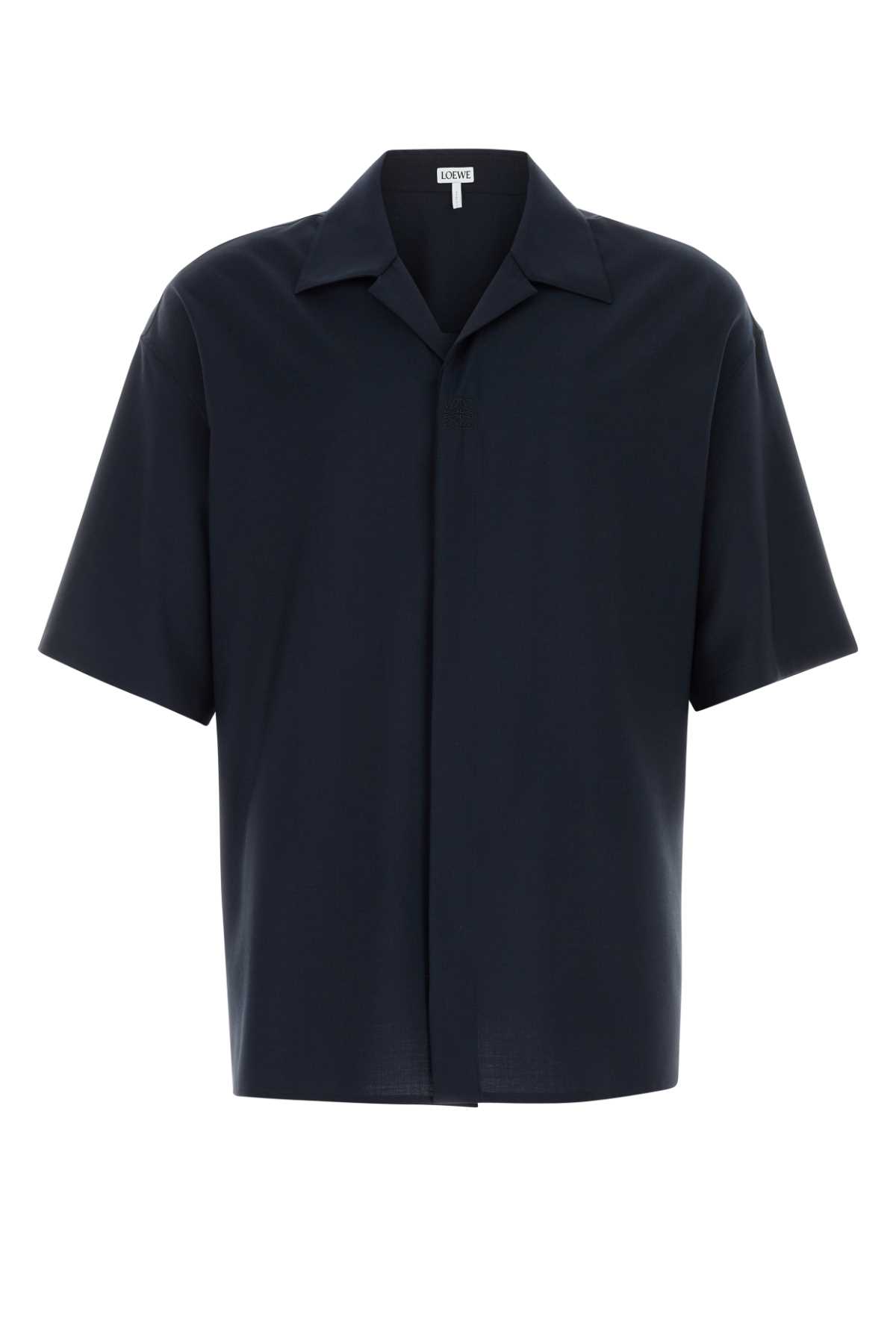 Loewe Dark Blue Wool Shirt