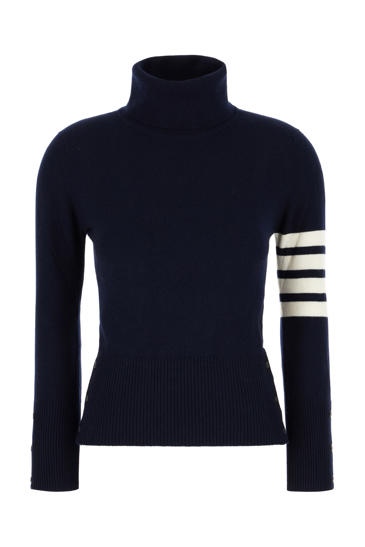 Thom Browne Navy Blue Cashmere Sweater