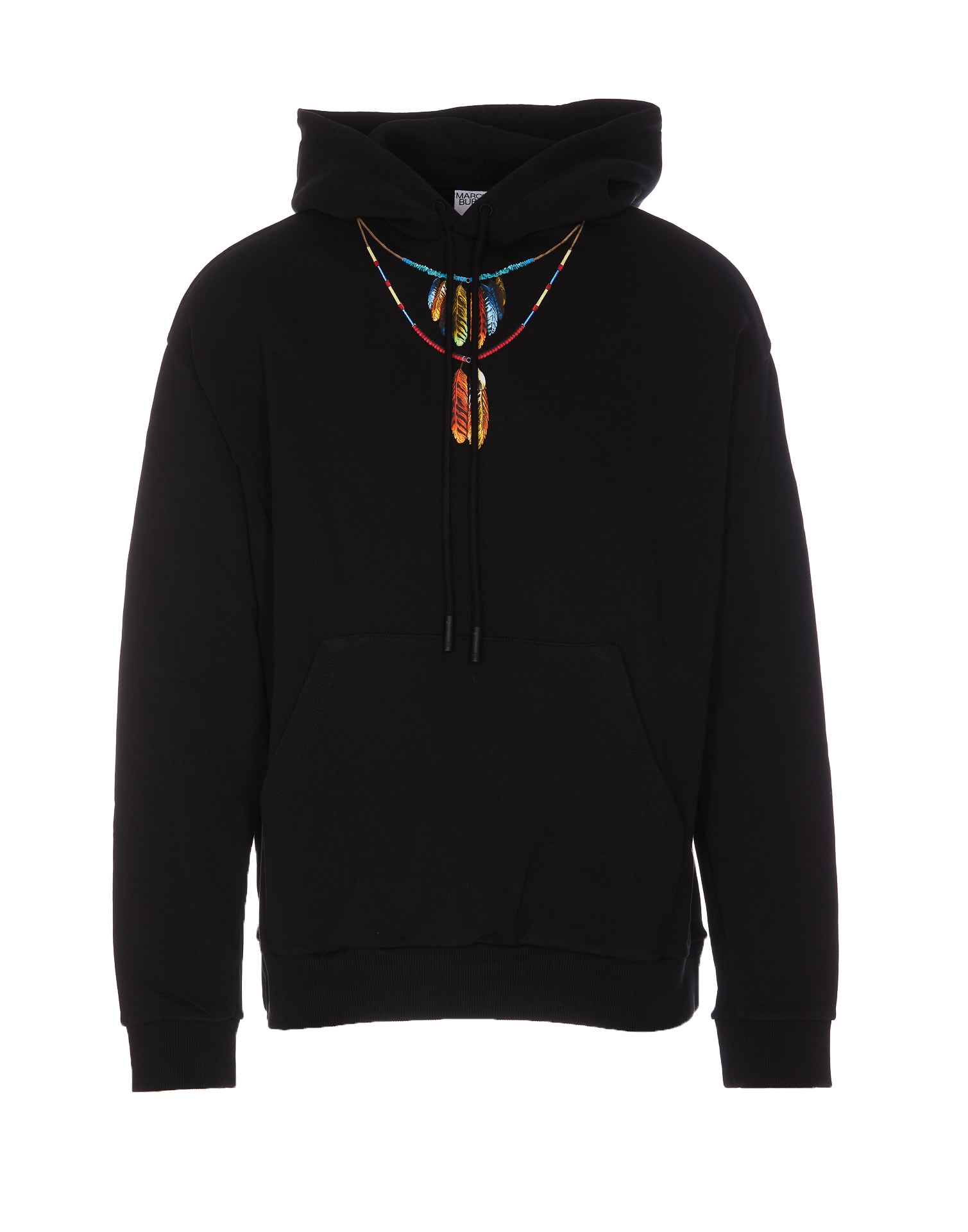 Marcelo Burlon Feathers Necklace Hoodie