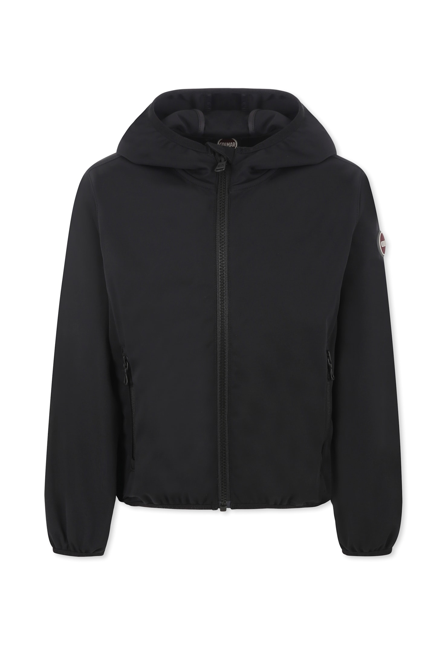 Colmar Black Windbreaker Jacket For Boy