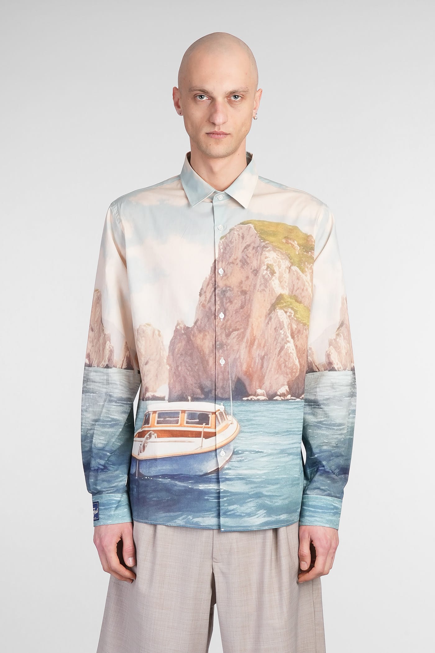 Family First Milano Shirt In Multicolor Viscose
