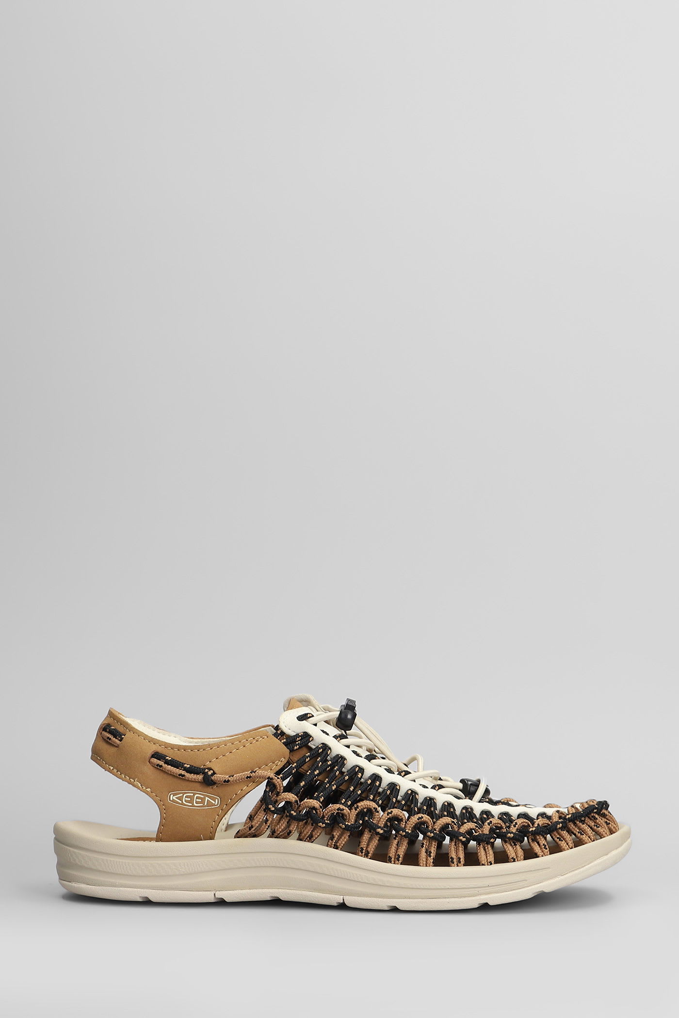 Keen Uneek M Flats In Brown Suede And Fabric