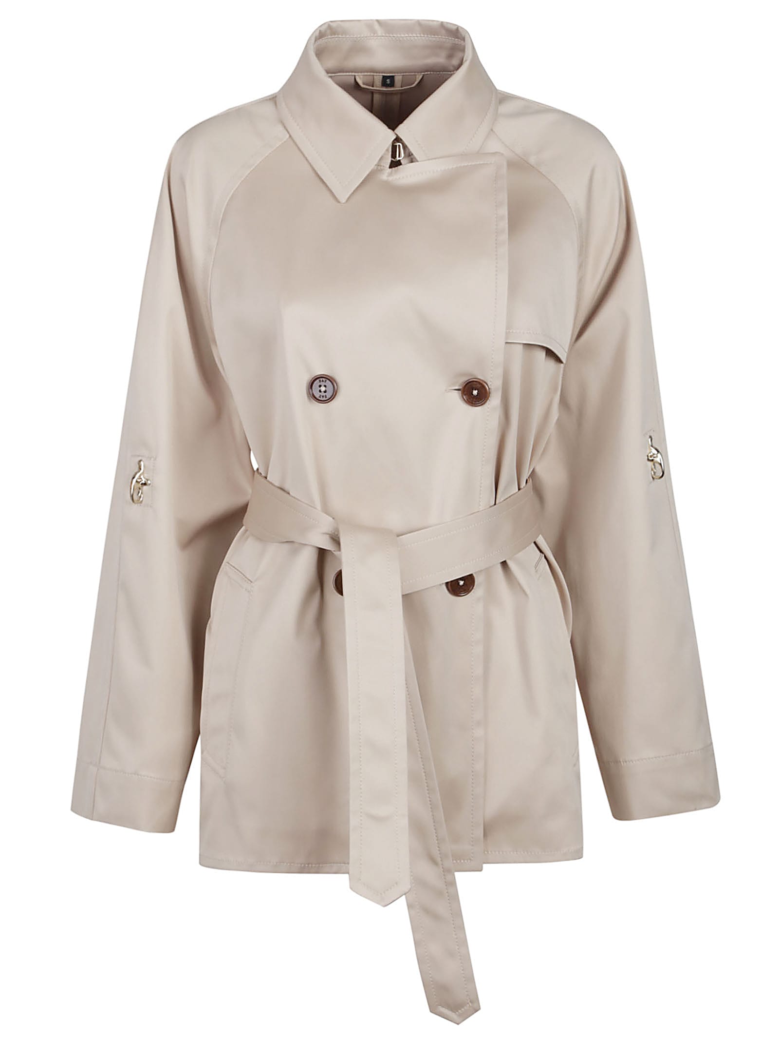 Fay Trench Coat In Technical Poplin